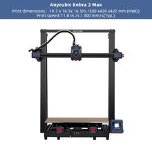 ANYCUBIC Kobra 2 MAX FDM Large Format 3D Printer | Printin3D.co