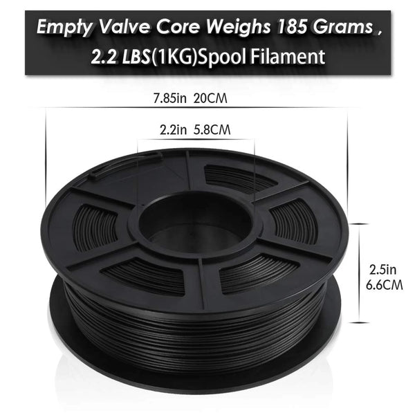 Carbon Fiber Reinforced PLA Filament – 1KG Spool, 1.75mm ±0.02mm, Ultra-Rigid & Precise for FDM 3D Printing | Printin3D.co