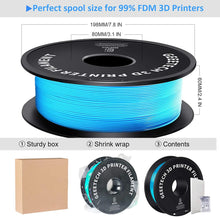 1KG PLA / PETG / ABS+ Filament – 1.75mm | Multiple Colors, Vacuum-Sealed | Printin3D.co