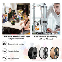 10-Roll Multicolor PLA+ / PLA / PETG Filament Bundle – 1.75mm | No-Bubble FDM Filament | Printin3D.co