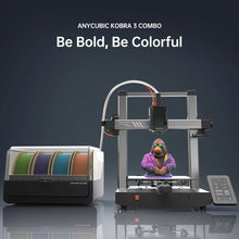 ANYCUBIC Kobra 3 Combo – Multi-Color FDM 3D Printer with 600mm/s Speed & 250×250×260mm Build Volume | Printin3D.co