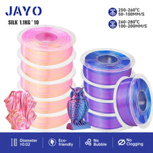 10-Roll Multicolor PLA+ / PLA / PETG Filament Bundle – 1.75mm | No-Bubble FDM Filament | Printin3D.co