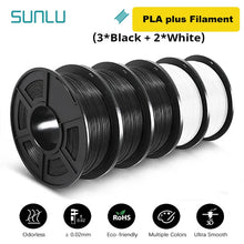 5KG Mixed 3D Printer Filament Bundle – PLA, PETG, PLA+ & Clear | 1.75mm (5 x 1KG Rolls) | Printin3D.co