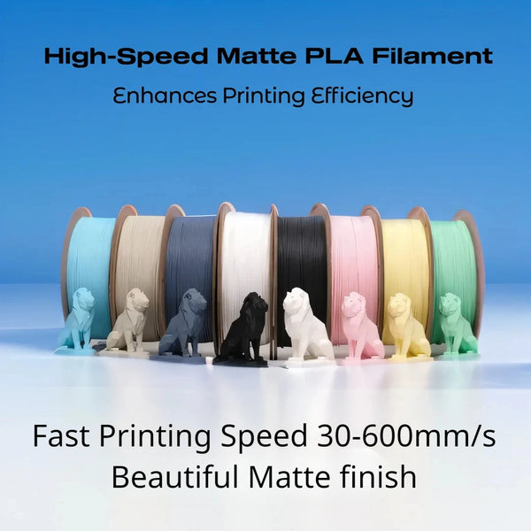 Upgraded Matte PLA Filament 1.75mm,High Speed 30-600mm/s,Fast Printing Speed Excellent | Printin3D.co