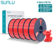 5KG PETG 3D Printer Filament – 1.75mm Diameter, Tangle-Free Spool, Durable & Neatly Wound for FDM Printers | Printin3D.co