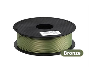 Silk Metallic PLA Filament – 1KG Spool, 1.75mm ±0.03mm, Glossy Finish for FDM 3D Printers | Printin3D.co