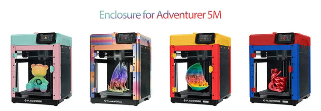 Flashforge Adventurer 5M 3D Printer – 600mm/s High-Speed Printing, Full Auto-Leveling, 280°C Direct Extruder, PEI Flex Plate | Printin3D.co