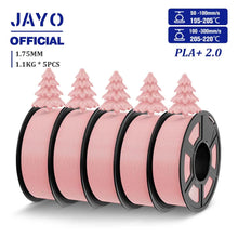 Upgrade 2.0 PLA+ Filament – 5-Roll Bundle (1.75mm) | High-Strength 3D Printing Material | Printin3D.co