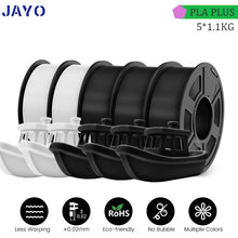 PLA Plus Filament – 5 Rolls (5.5KG Total, 1.75mm) | Colorful, Tough 3D Printing Material for FDM Printers | Printin3D.co