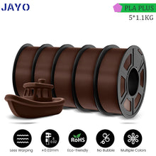 PLA Plus Filament – 5 Rolls (5.5KG Total, 1.75mm) | Colorful, Tough 3D Printing Material for FDM Printers | Printin3D.co