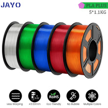 PLA Plus Filament – 5 Rolls (5.5KG Total, 1.75mm) | Colorful, Tough 3D Printing Material for FDM Printers | Printin3D.co