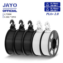 Upgrade 2.0 PLA+ Filament – 5-Roll Bundle (1.75mm) | High-Strength 3D Printing Material | Printin3D.co