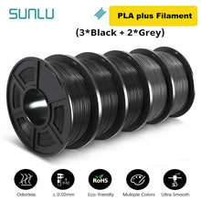 5KG Mixed 3D Printer Filament Bundle – PLA, PETG, PLA+ & Clear | 1.75mm (5 x 1KG Rolls) | Printin3D.co