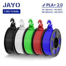 5-Roll Mixed PLA Filament Bundle – PLA+, Matte, Meta & PLA 2.0 | 1.75mm, 1.1KG Each | Printin3D.co