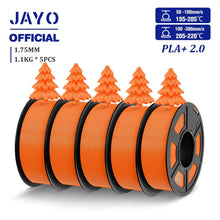 Upgrade 2.0 PLA+ Filament – 5-Roll Bundle (1.75mm) | High-Strength 3D Printing Material | Printin3D.co