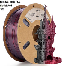 Dual Color PLA Filament – Silk & Matte Finish | 1.75mm, 1KG | Printin3D.co