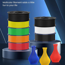 5-Roll Mixed PLA Filament Bundle – PLA+, Matte, Meta & PLA 2.0 | 1.75mm, 1.1KG Each | Printin3D.co