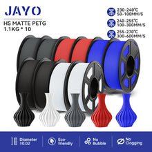 10-Roll Multicolor PLA+ / PLA / PETG Filament Bundle – 1.75mm | No-Bubble FDM Filament | Printin3D.co