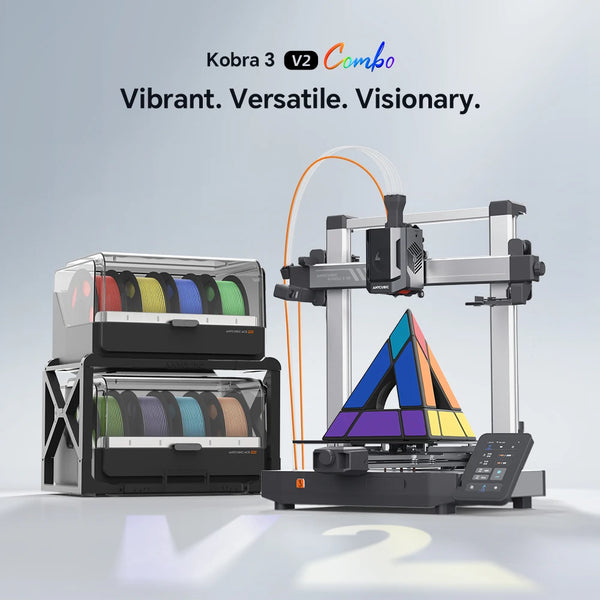 ANYCUBIC Kobra 3 V2 Combo – 600mm/s Multi-Color 3D Printer with ACE Pro Filament System | Printin3D.co