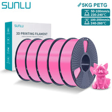 5KG PETG 3D Printer Filament – 1.75mm Diameter, Tangle-Free Spool, Durable & Neatly Wound for FDM Printers | Printin3D.co