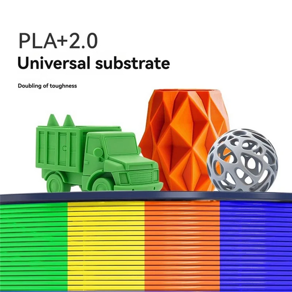 PLA+ 2.0 3D Printer Filament – 1KG Spool, 1.75mm, Neatly Wound, High Toughness for FDM Printing | Printin3D.co