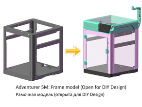 Flashforge Adventurer 5M Speedy 3D Printer – 600mm/s High-Speed CoreXY, Auto-Leveling, Direct Drive | Printin3D.co