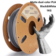 Dual Color PLA Filament – Silk & Matte Finish | 1.75mm, 1KG | Printin3D.co