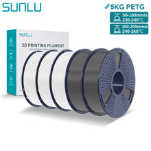 5KG PETG 3D Printer Filament – 1.75mm Diameter, Tangle-Free Spool, Durable & Neatly Wound for FDM Printers | Printin3D.co