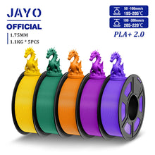 Upgrade 2.0 PLA+ Filament – 5-Roll Bundle (1.75mm) | High-Strength 3D Printing Material | Printin3D.co