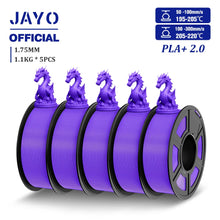Upgrade 2.0 PLA+ Filament – 5-Roll Bundle (1.75mm) | High-Strength 3D Printing Material | Printin3D.co