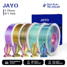 Silk PLA+ Filament – 5-Roll Bundle (1.75mm, 1.1KG Each) | Dual & Triple Rainbow Colors | Printin3D.co