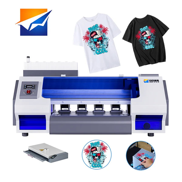 A3 DTF Printer with Dual XP600 Printheads – 7-Color Large Format All-in-One Inkjet System for T-Shirt & Apparel Printing | Printin3D.co