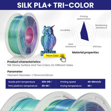 10-Roll Multicolor PLA+ / PLA / PETG Filament Bundle – 1.75mm | No-Bubble FDM Filament | Printin3D.co