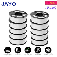 10-Roll Multicolor PLA+ / PLA / PETG Filament Bundle – 1.75mm | No-Bubble FDM Filament | Printin3D.co