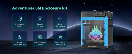 Enclosure Panel Kit for Flashforge Adventurer 5M – Noise Reduction & Stable Printing | Printin3D.co