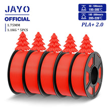 Upgrade 2.0 PLA+ Filament – 5-Roll Bundle (1.75mm) | High-Strength 3D Printing Material | Printin3D.co