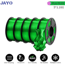 PLA Plus Filament – 5 Rolls (5.5KG Total, 1.75mm) | Colorful, Tough 3D Printing Material for FDM Printers | Printin3D.co