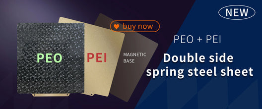 Double-Sided Magnetic PEI Build Plate – Spring Steel Sheet, Textured Surface, Multiple Sizes for Ender 3, CR10, P1P, and More | Printin3D.co