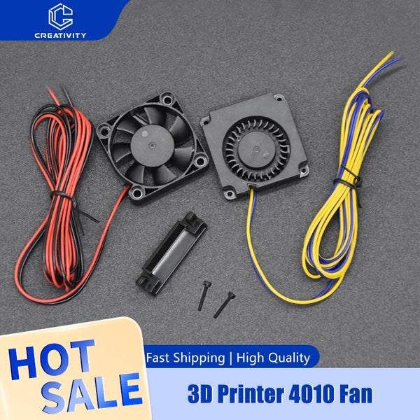 4010 24V Extruder Cooling Fan – Replacement Cooling Fan for Ender 3, Ender 3 V2, Ender 3 Pro, CR-10 3D Printers | Printin3D.co