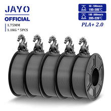Upgrade 2.0 PLA+ Filament – 5-Roll Bundle (1.75mm) | High-Strength 3D Printing Material | Printin3D.co