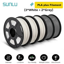 5KG Mixed 3D Printer Filament Bundle – PLA, PETG, PLA+ & Clear | 1.75mm (5 x 1KG Rolls) | Printin3D.co