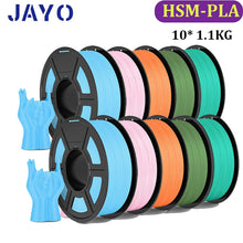 10-Roll Multicolor PLA+ / PLA / PETG Filament Bundle – 1.75mm | No-Bubble FDM Filament | Printin3D.co