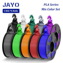 5-Roll Mixed PLA Filament Bundle – PLA+, Matte, Meta & PLA 2.0 | 1.75mm, 1.1KG Each | Printin3D.co