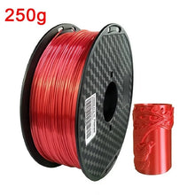 250G Silk PLA Rainbow Filament – Dual Color 1.75mm PLA for 3D Printers, Gold Blend Finish | Printin3D.co