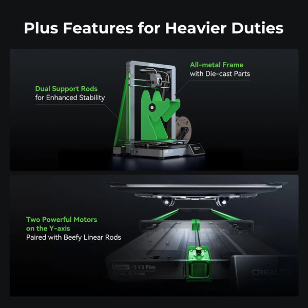 High-Speed Large-Format 3D Printer – Auto-Leveling, Direct Drive Extruder & Stable All-Metal Frame | Printin3D.co