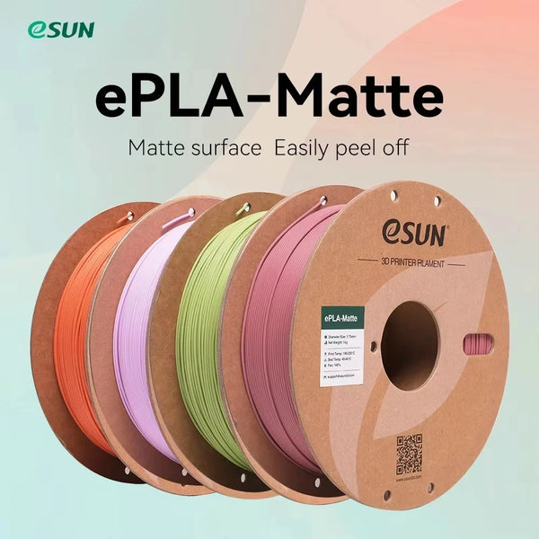 PLA Matte Filament – 1KG Spool (1.75mm ±0.03mm) | Smooth Matte Finish for 3D Printers | Printin3D.co