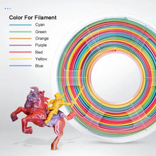 10-Roll PETG Filament Bundle – 1.75mm | Bubble-Free, Multi-Color 3D Printing | 1.1KG Each | Printin3D.co