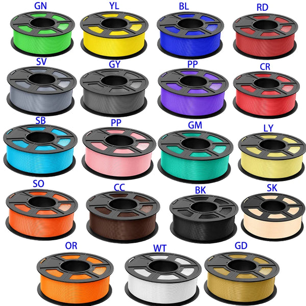 PLA Filament Bundle – 8 or 10 Rolls (1.75mm, 11KG Total) | Multi-Color, Bubble-Free, Smooth Printing | Printin3D.co
