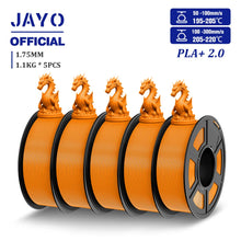 Upgrade 2.0 PLA+ Filament – 5-Roll Bundle (1.75mm) | High-Strength 3D Printing Material | Printin3D.co