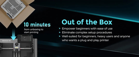Flashforge Adventurer 5M 3D Printer – 600mm/s High-Speed Printing, Full Auto-Leveling, 280°C Direct Extruder, PEI Flex Plate | Printin3D.co